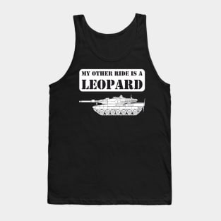 My other ride is a LEOPARD Tank Top